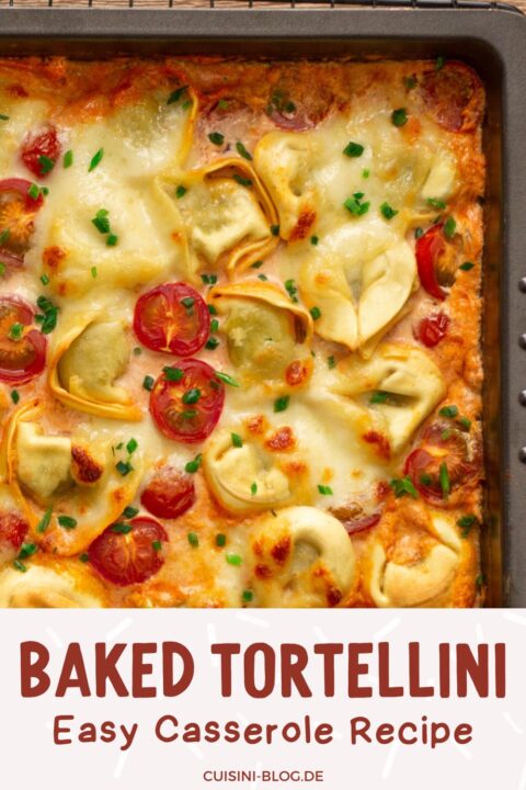 Baked Tortellini Casserole (Easy, Creamy & Cheesy)